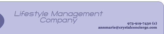 Call Crystal Concierge today for concierge and errand services!  973-827-6024